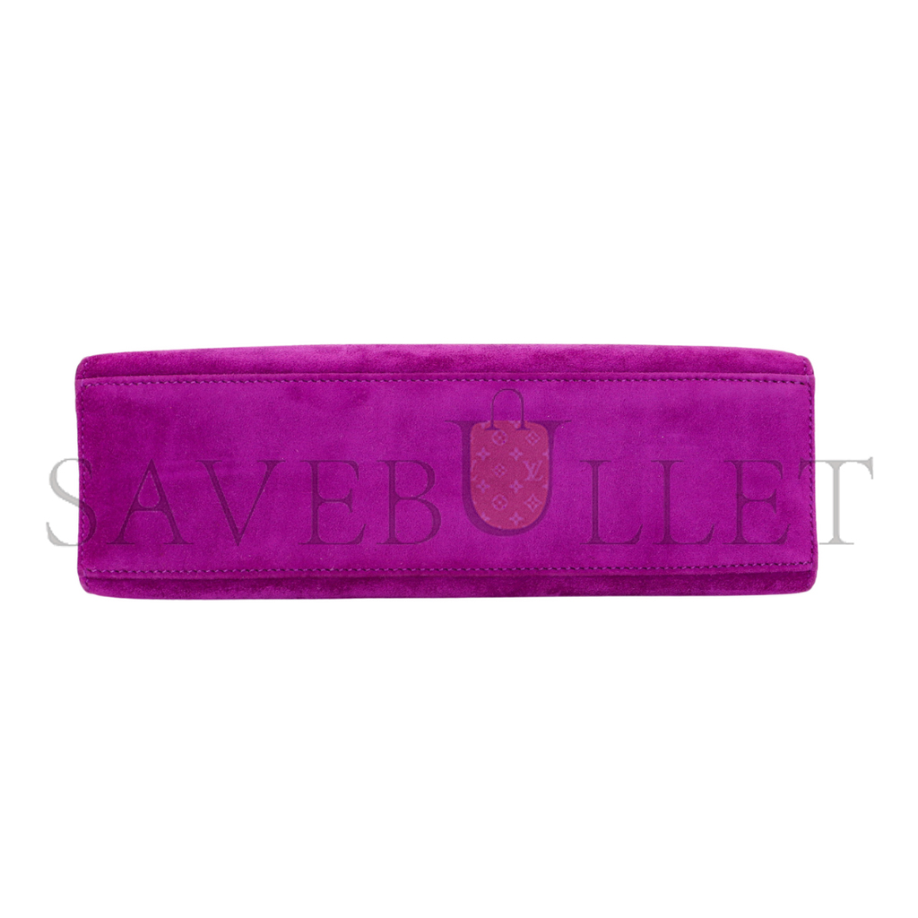 H**mes MASTER KELLY POCHETTE ULTRAVIOLET DOBLIS PALLADIUM HARDWARE (22*14*7cm)